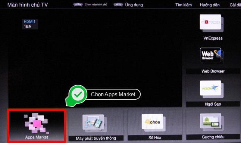 Hướng dẫn cách tải ứng dụng trên Smart Tivi Panasonic đơn giản